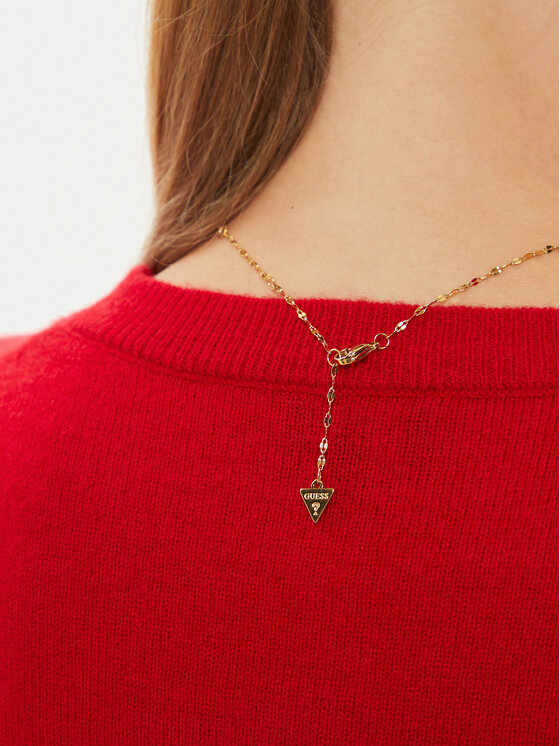 Guess Guess Naszyjnik JUBN04 643JW Złoty