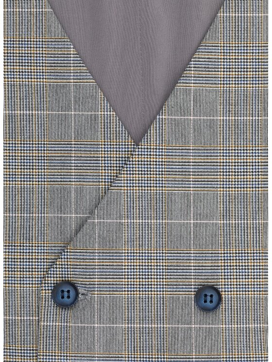 Pako Lorente Pako Lorente Kamizelka P24SF-8X-015 Szary Slim Fit