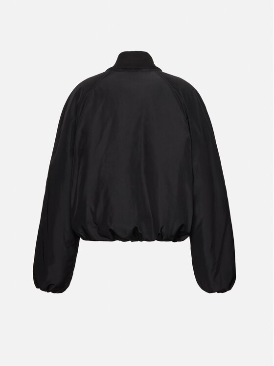 La Mania La Mania Kurtka bomber RAVELLE Czarny Basic Fit