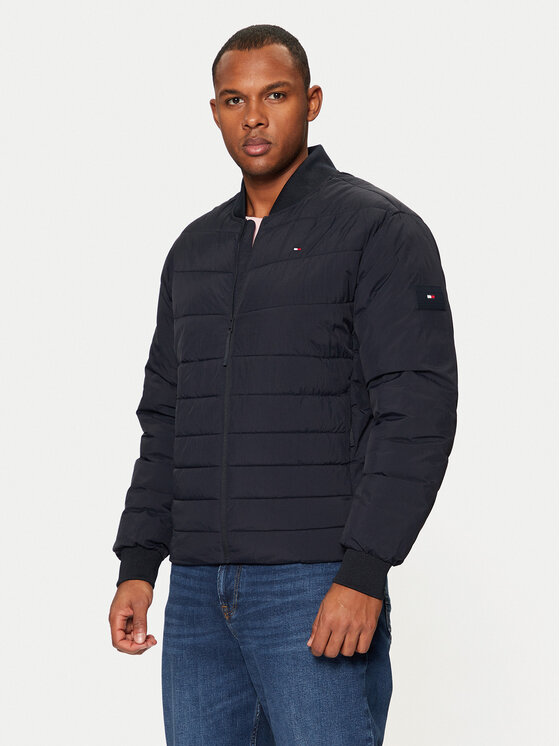 Tommy Hilfiger Tommy Hilfiger Яке бомбър MW0MW37640 Тъмносин Regular Fit