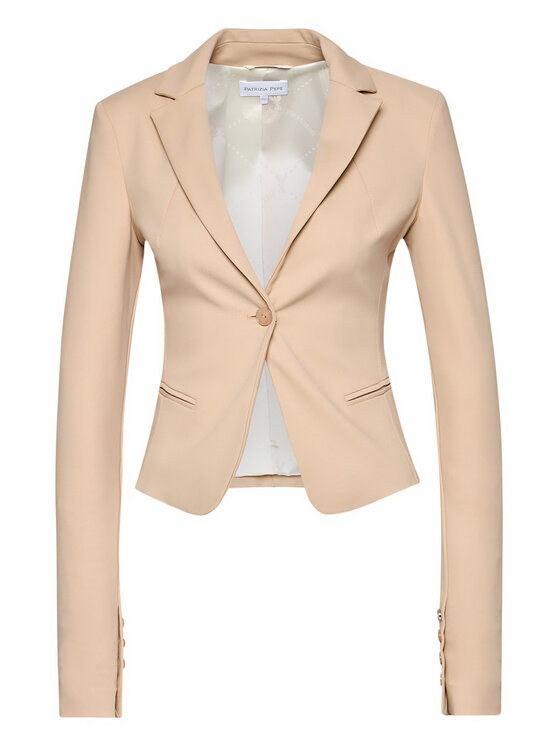 Patrizia Pepe Patrizia Pepe Піджак CSA501/AQ39-B663 Бежевий Slim Fit