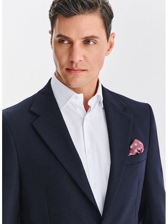 Pako Lorente Pako Lorente Marynarka P25WP-3X-030 Granatowy Slim Fit