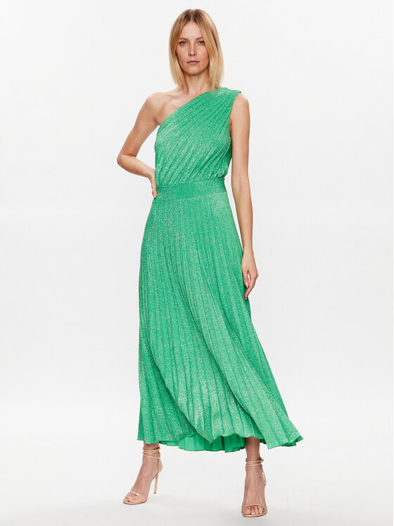 Rinascimento Rinascimento Večernja haljina CFC0113146003 Zelena Regular Fit