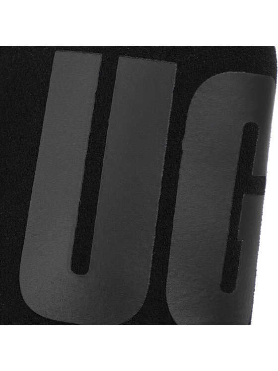 Ugg Ugg Апрески W Classic Short Ugg Rubber Logo 1108230 Черен