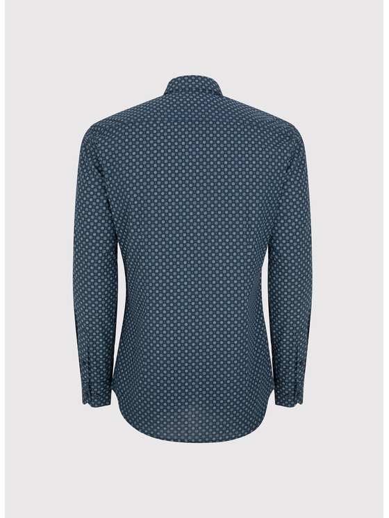 Pako Lorente Pako Lorente Koszula P25WN-1X-032 Granatowy Slim Fit