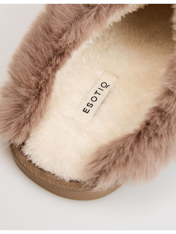 Esotiq Esotiq Klapki 44682 Beżowy
