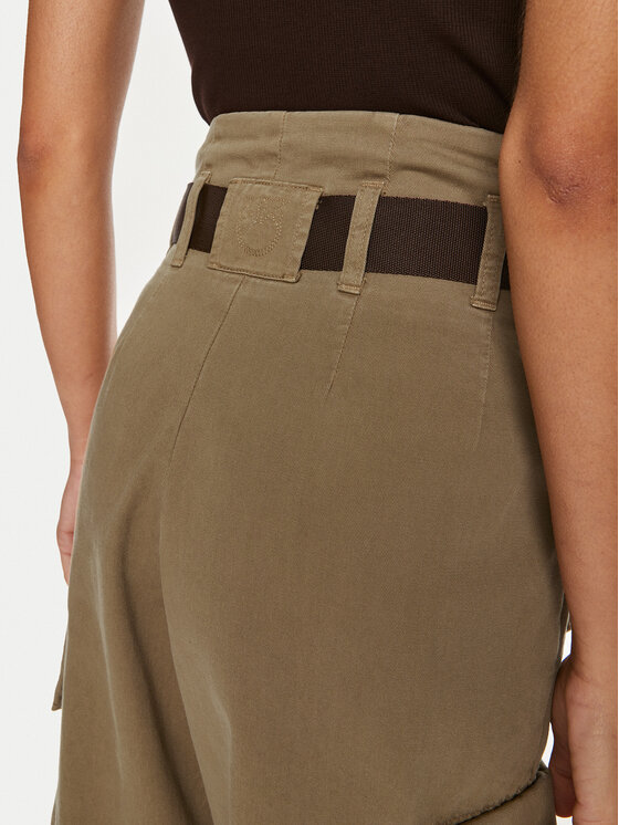 PINKO Pinko Cargo püksid Ronfare 101840 A21C Khakivärviline Regular Fit