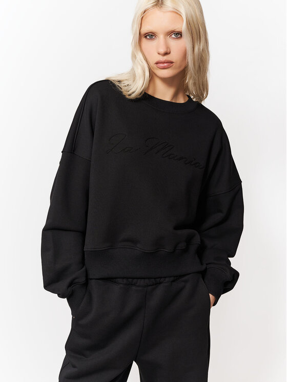 La Mania La Mania Mikina NUVOLA Černá Basic Fit