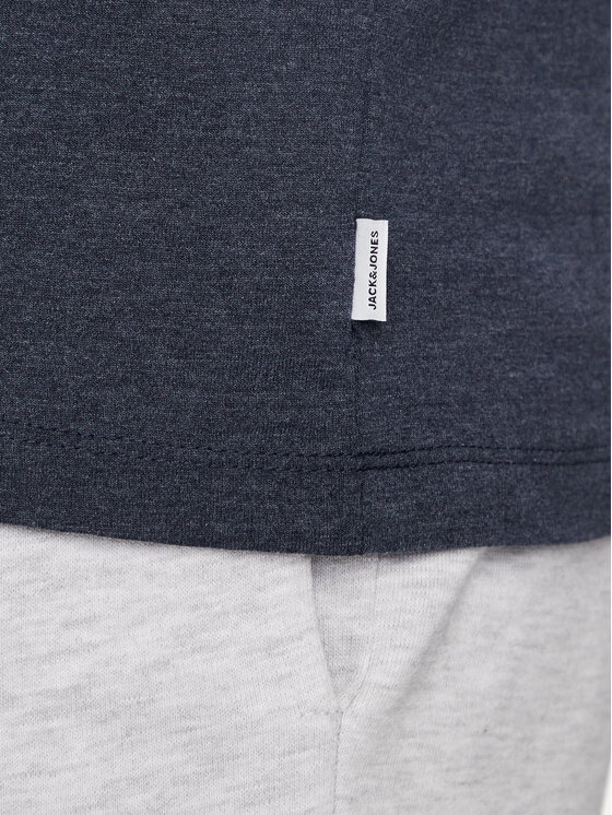Jack & Jones Jack & Jones T-Shirt 12222887 Granatowy Standard Fit