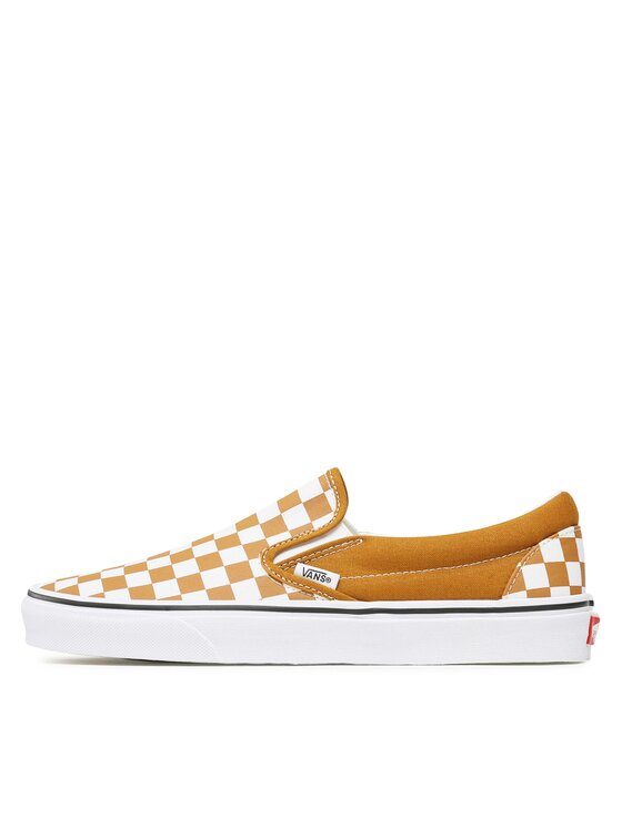 Vans mustard hotsell slip on