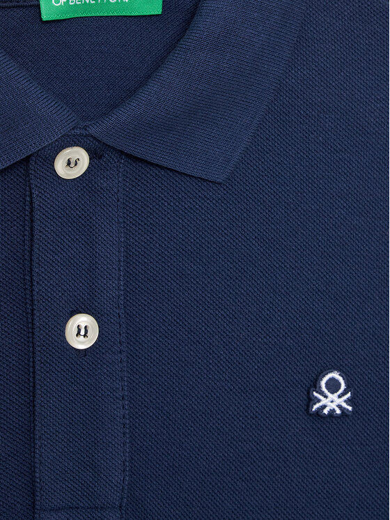 United Colors Of Benetton United Colors Of Benetton Polo 3089C300Q Granatowy Regular Fit