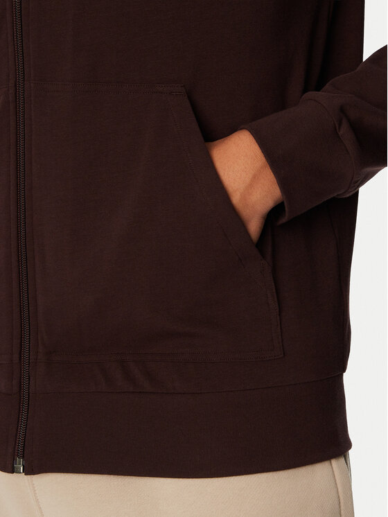 BOSS BOSS Felpa Mix&Match 50515307 Marrone scuro Regular Fit
