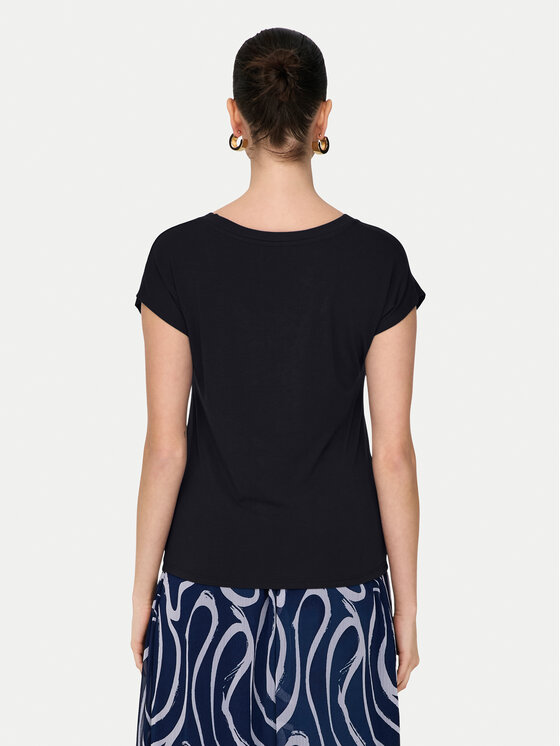 ONLY ONLY Marškinėliai Rilla 15315776 Juoda Regular Fit