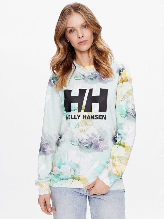 Helly Hansen Helly Hansen Majica dugih rukava ESRA RØISE Logo 34261 Zelena Regular Fit