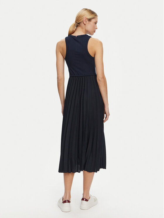 Tommy Hilfiger Tommy Hilfiger Ежедневна рокля WW0WW39342 Тъмносин Regular Fit