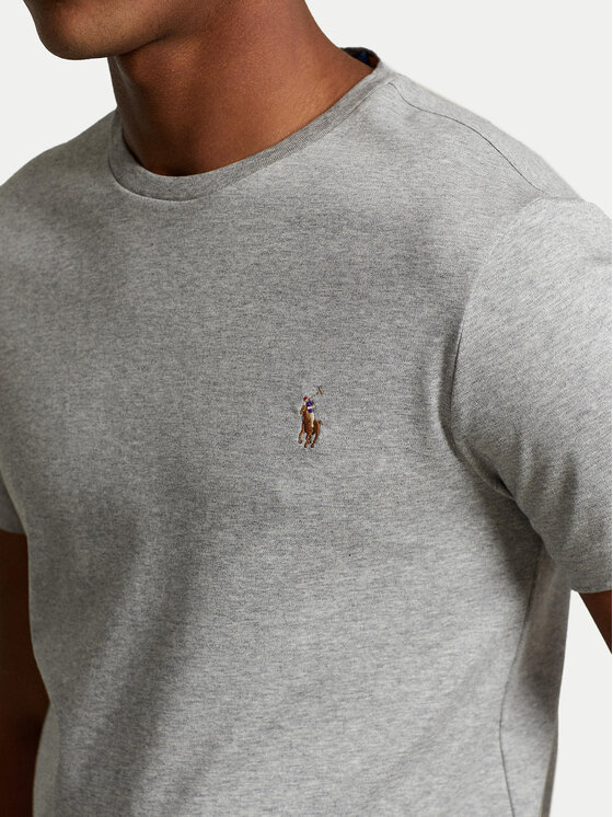 Polo Ralph Lauren Polo Ralph Lauren T-Shirt 710740727012 Šedá Slim Fit
