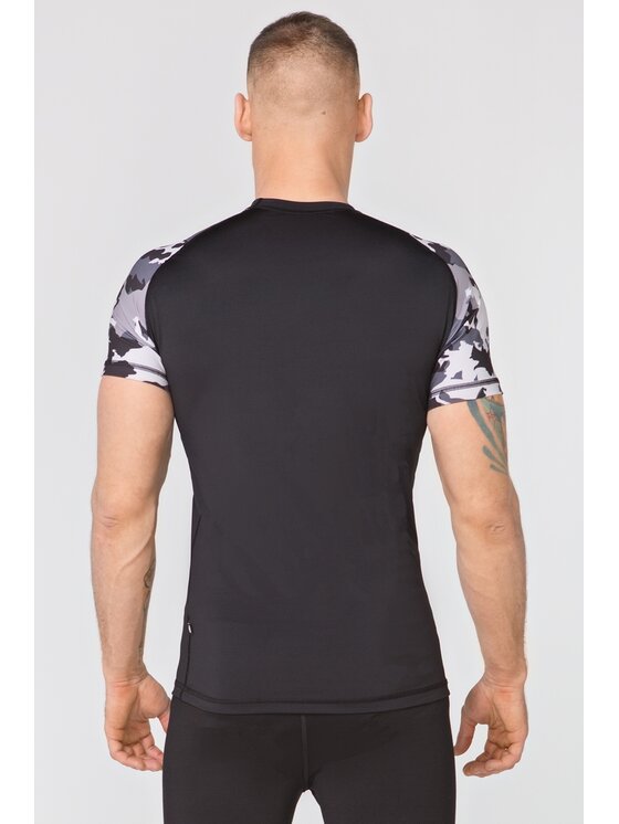 ROUGH RADICAL ROUGH RADICAL Koszulka techniczna FURIOUS ARMY Czarny Slim Fit