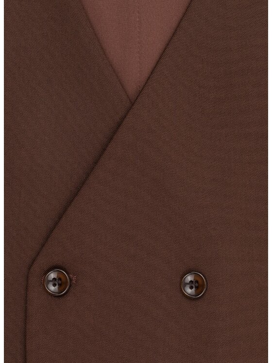Pako Lorente Pako Lorente Kamizelka P24SF-8X-013 Brązowy Slim Fit