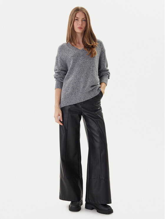 Calvin Klein Jeans Calvin Klein Jeans Пуловер Chunky LV044D328G Сив Regular Fit