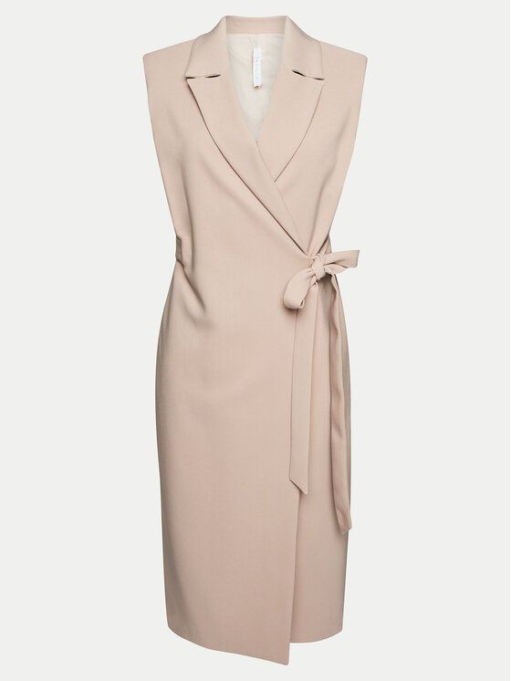 Imperial Imperial Rochie cocktail ADOFHJZ Bej Slim Fit