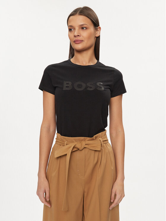 Boss T-krekls Eventsa4 50508498 Melns Regular Fit