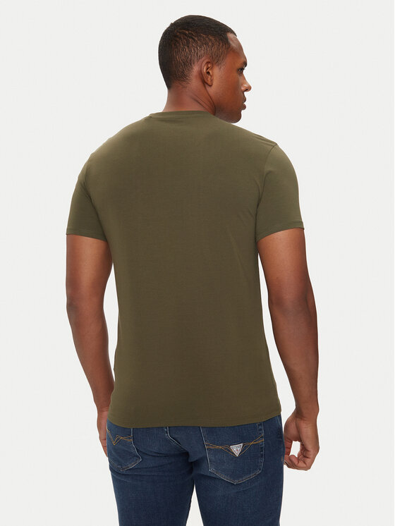 Guess Guess Футболка M2YI32 J1314 Зелений Slim Fit