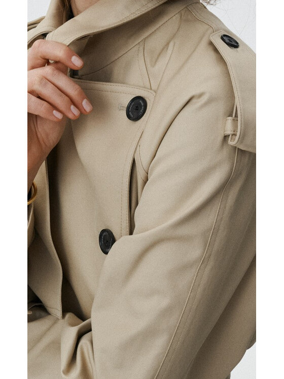 MARI PRETI MARI PRETI Trench Chiara Beige Regular Fit