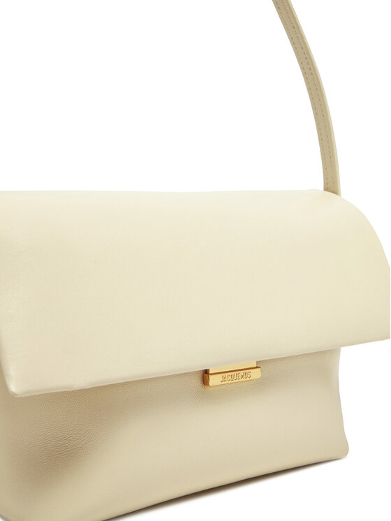 JACQUEMUS JACQUEMUS Torebka Le Rond Carre 24H243BA383-3171 Écru