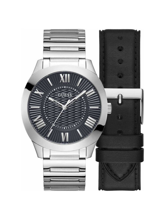 Zegarek Guess, Srebrny, GW0711G1