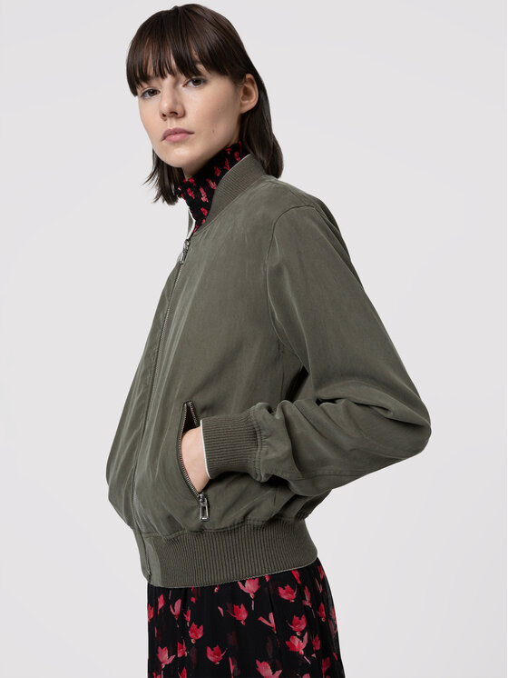 HUGO Hugo Яке бомбър Agesa-1 50449569 Зелен Regular Fit