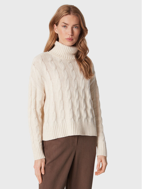 Moss Copenhagen Moss Copenhagen Rolák Rahima Latifa 16895 Écru Regular Fit