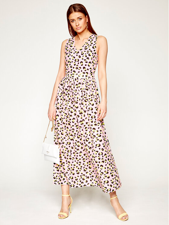 LOVE MOSCHINO LOVE MOSCHINO Každodenné šaty WVI0700T 9963 Ružová Regular Fit
