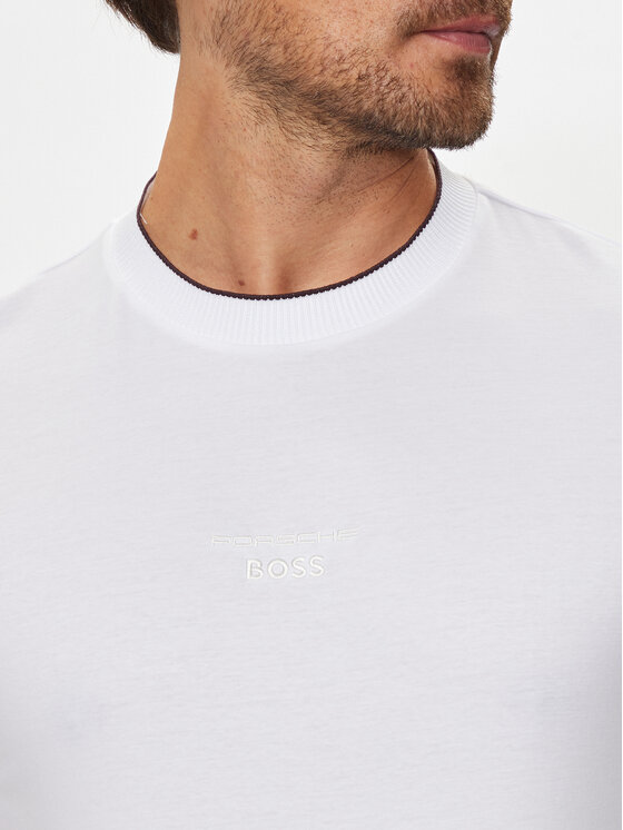 BOSS Boss T-krekls H-Thompson 40_PS 50518631 Balts Regular Fit