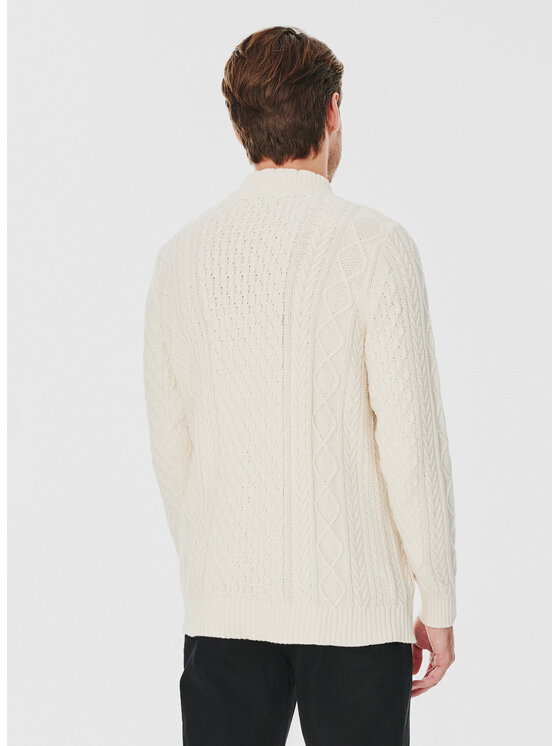 Pako Lorente Pako Lorente Sweter P24WF-2X-024 Beżowy Classic Fit