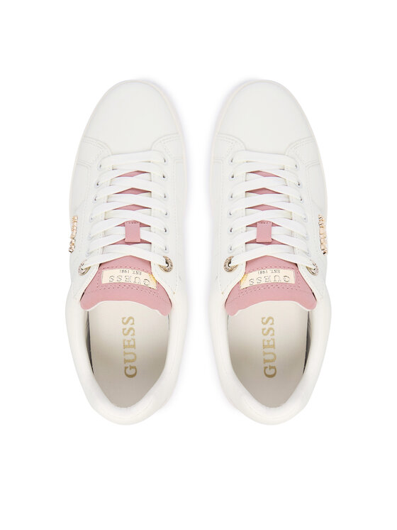 Guess Guess Sneakersy FLFWLL ELE12 Biela