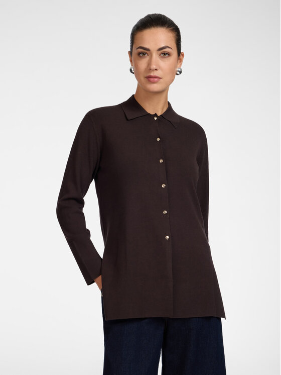Elena Mirò Elena Mirò Cardigan M213Z000987N032 Marrone Regular Fit