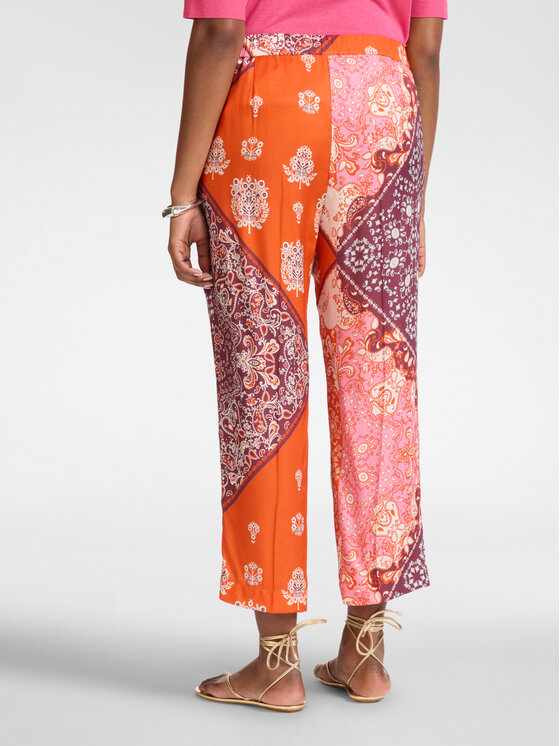 Elena Mirò Elena Mirò Pantaloni di tessuto P006P000493N001 Arancione Regular Fit