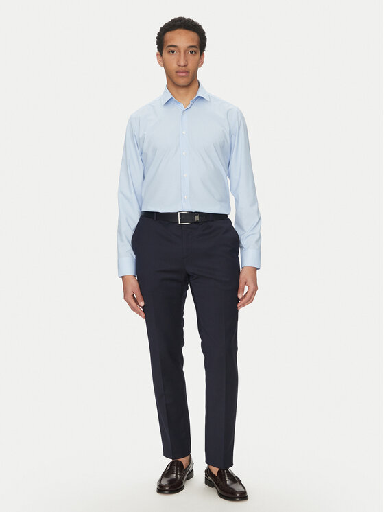 Liu Jo Liu Jo Košeľa QA5118 J4912 Modrá Slim Fit