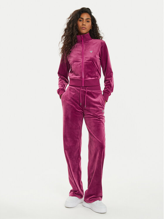 Guess Guess Спортивні штани V3BB26 KBXI2 Рожевий Regular Fit