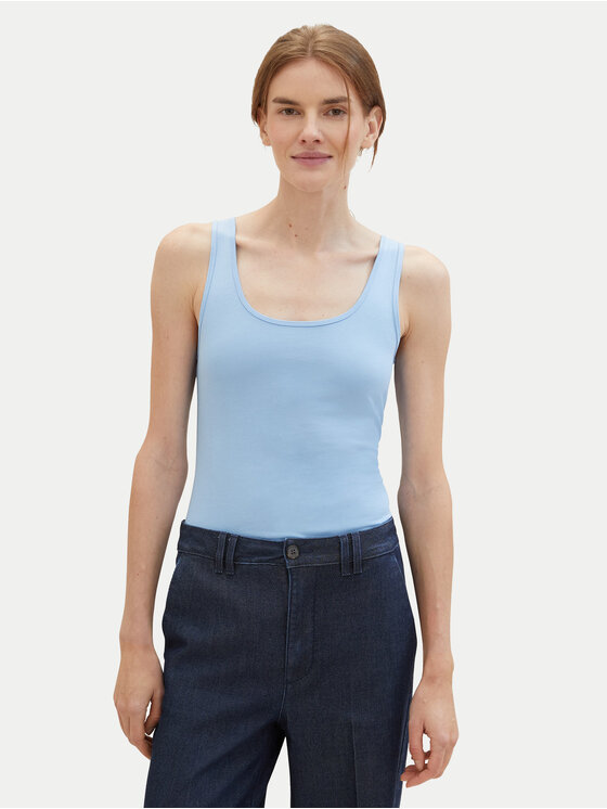 Tom Tailor Tom Tailor Felső 1040552 Kék Regular Fit