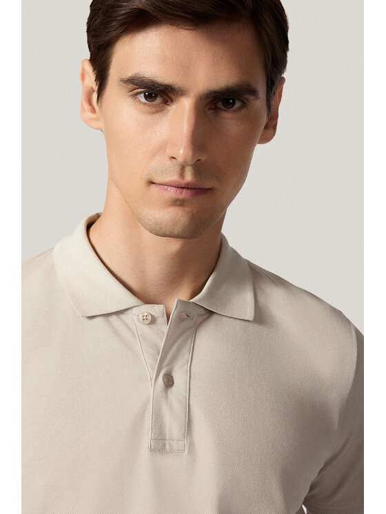 Próchnik Próchnik Polo PM5 PO073125000021 Beżowy Regular Fit