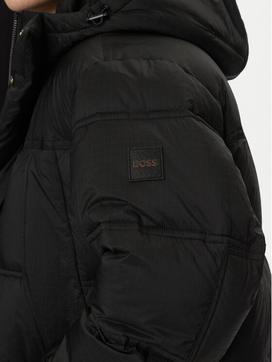 BOSS BOSS Télikabát Olomis1 50523035 Fekete Relaxed Fit