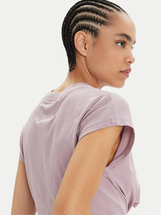 Champion Champion Marškinėliai 117178 Violetinė Regular Fit