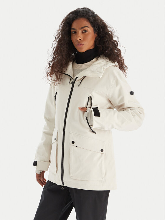 Roxy Roxy Skijacke ERJTJ03515 Weiß Slim Fit