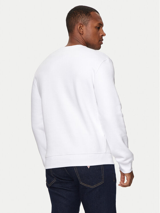 Guess Jeans Guess Jeans Суитшърт M4YQ19 K9V31 Бял Regular Fit