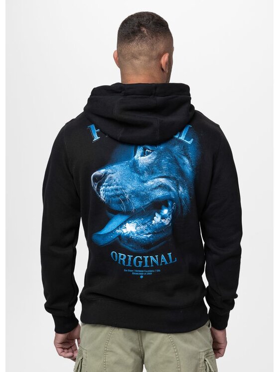 PITBULL PITBULL Bluza MIDNIGHT Czarny Regular Fit