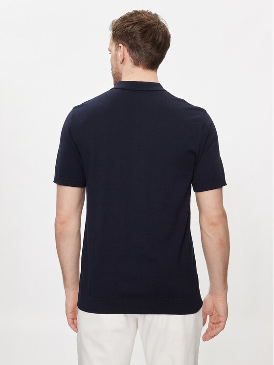 Selected Homme Selected Homme Polo Berg 16092437 Blu scuro Regular Fit