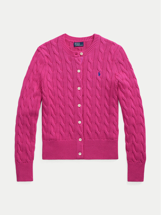Polo Ralph Lauren Polo Ralph Lauren Kardigan 211891643019 Ružičasta Slim Fit