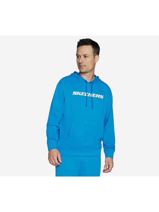 Skechers Skechers Bluza HD25-BLGR Niebieski Regular Fit