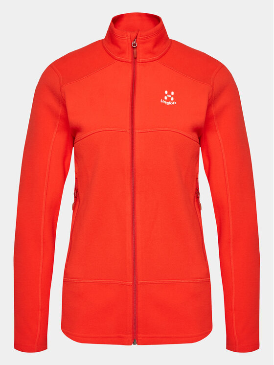Haglöfs Fleecová mikina Buteo Mid 605074 Červená Active Fit
